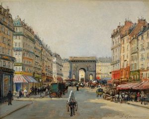 Vue De La Porte Saint Martin