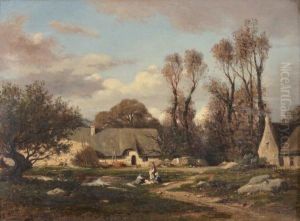 Ferme Pres De L'etang by Camille Bernier