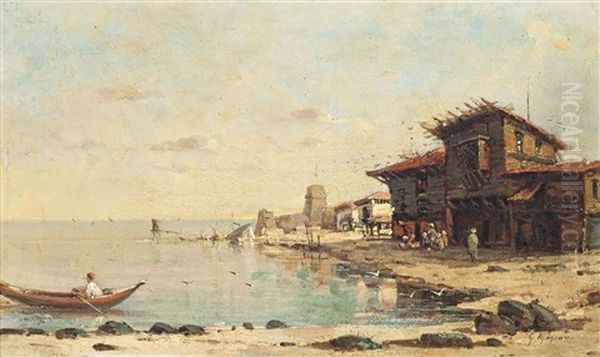 Rowing On The Bosphorus - view 1
