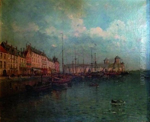 Les Bateaux Dans Le Port D'ostende - view 1
