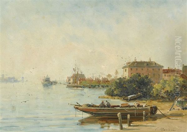 Seeufer Mit Fischerboot - view 1