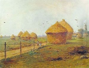 Les Meules Dans Le Pas De Calais by Gustave Mascart
