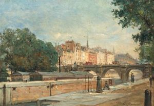Le Pont Neuf Et L'ile De La Cite