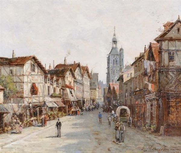 Rue Animee Dans Le Nord - view 1