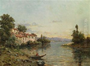 Sudfranzosische Fluslandschaft by Gustave Mascart