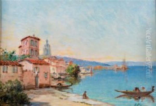 Vue D'un Port Italien - view 1