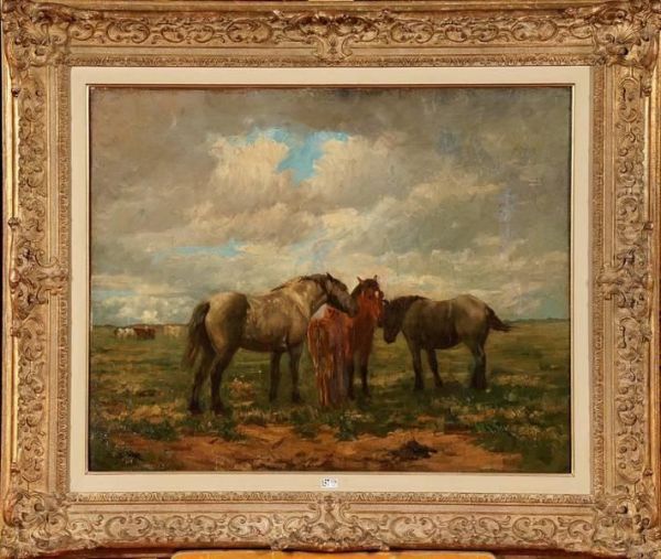 Chevaux Au Pre - view 1