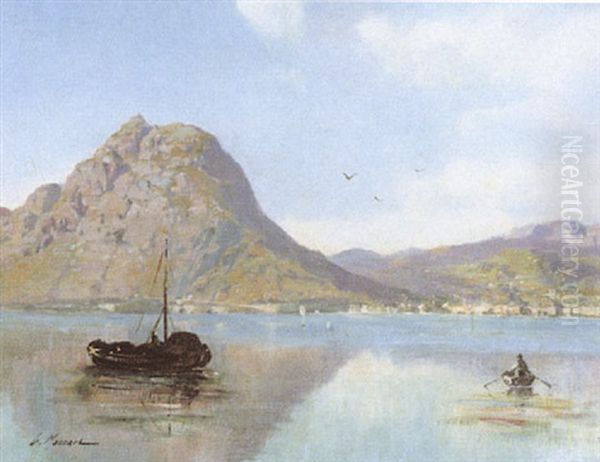 Vue Du Lac De Lugano - view 1