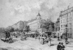 Le Moulin Rouge by Gustave Mascart