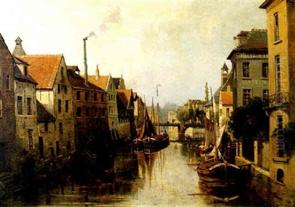 Canal D'une Ville Du Nord - view 1