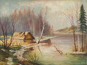 Vorfruhling Am Waldsee by Ilya Ivanovich Mashkov