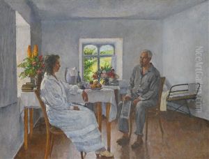 Margarita Ivanovna And Zinovy Petrovich Soloviev On Holiday At Artek