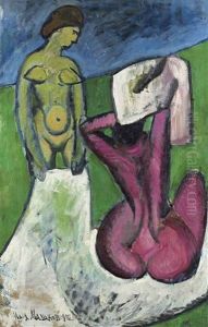 The Bathers by Ilya Ivanovich Mashkov