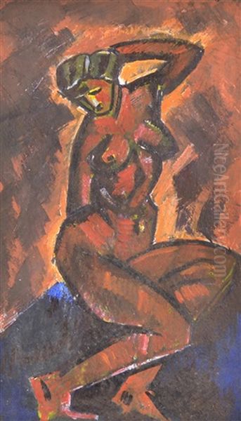 Sitting Nude Composition - view 1