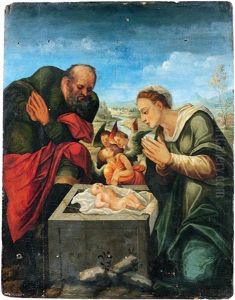 Macip_vicente L'adoration De L'enfant Jesus by Vicente Masip
