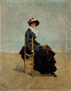 Dama Junto Al Mar by Felipe Maso de Falp
