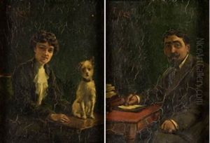 Dama Y Caballero (pair) by Felipe Maso de Falp