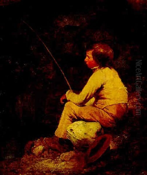 Boy Fishing - view 1