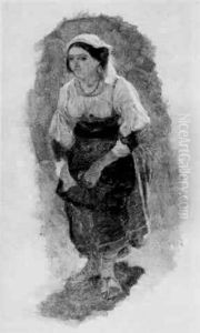 A Roman Peasant by George Hemming Mason