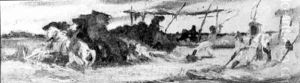 Threshing Corn In The Campagna by George Hemming Mason