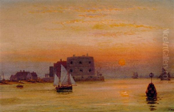 Off Calshot Castle - view 1