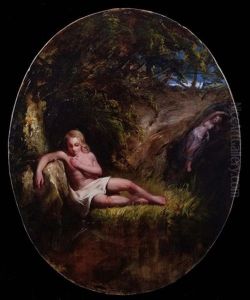 Narcissus And Echo by William Sanford Mason