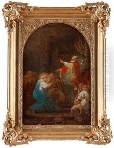 Presentation Of Jesus At The Temple by Louis-Adrien Masreliez