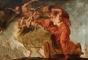 Allegori Over Kriget by Louis-Adrien Masreliez