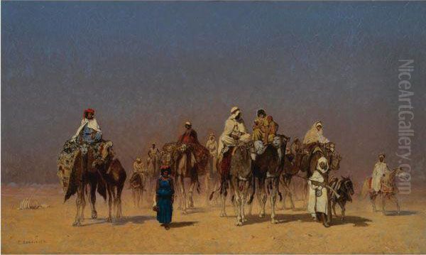 The Desert Caravan by Edmund Berninger