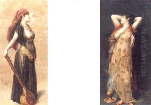 Odalisque by Francisco Masriera y Manovens