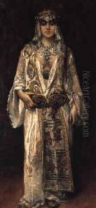 L'odalisque by Francisco Masriera y Manovens