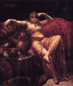 Mal Des Amores: An Odalisque by Francisco Masriera y Manovens