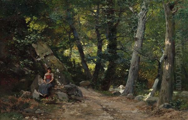 Joven En Un Bosque - view 1