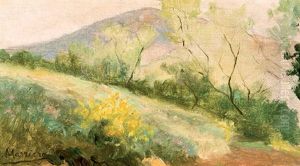 Apunte De Paisaje by Jose Maria Masriera y Manovens
