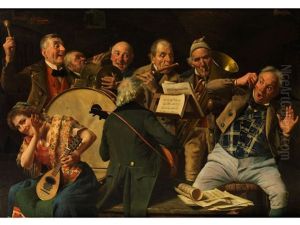 Die Orchesterprobe by Pompeo Massani