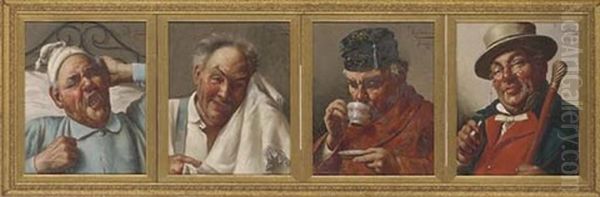 Morning Ritual (+ 3 Others; Set Of 4, Framed Together) - view 1