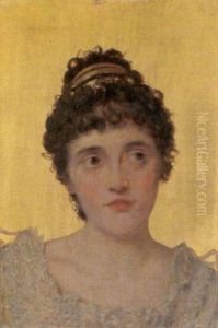 Portrait Einer Jungen Frau