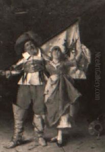 The Pirate And His Wife by Pompeo Massani