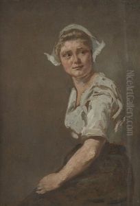 Bildnis Einer Jungen Hollanderin by Edmund Massau
