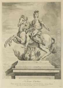 Marcus Curtius, Par Louis Deplaces by Gian Lorenzo Bernini