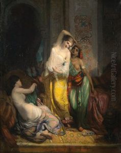 Le Collier De Perles by Charles Antoine Augustin Massenot