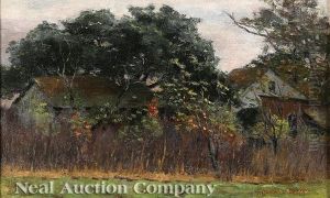 A Glimpse Of A Country House
