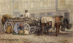 Vorbereitung Zum Markttag by Carl Massmann