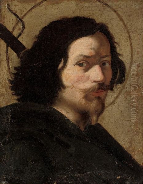 Portrait Of The Artist, Bust-length, As Saint James The Great - view 1