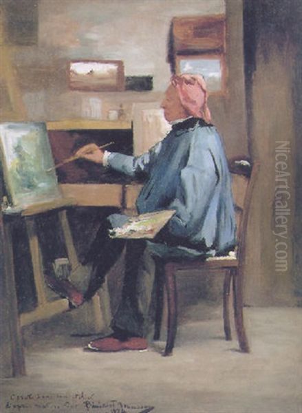 Corot Dans Son Atelier - view 1
