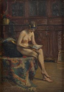 Jeune Femme Nue A La Lecture