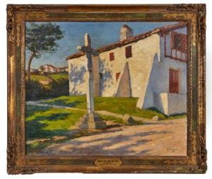Le Carrefour De La Croix Blanche, Ciboure by Georges Masson