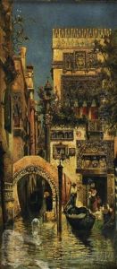 Venezia - Canal Dei Fuseri by Egisto Massoni