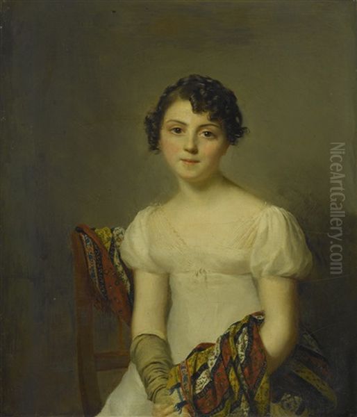 Portrait Of Andrienne-constance Bourdillon (1792-1836) - view 1