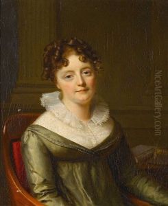 Portrats Des Genfer Ehepaares Amat (pair, 1 On Panel)